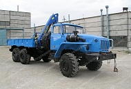Бортовой грузовик Урал 4320 с КМУ ИНМАН-80